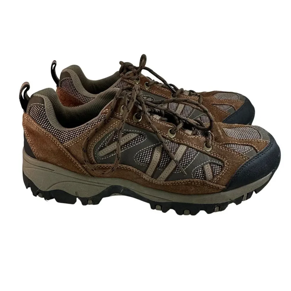 Khombu Hiking Boots M3004 Leather Man Made Brown Men’s Size 10 Preowned
